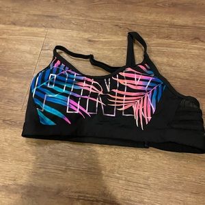Pink Victoria’s Secret sports bra